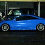 洗車　夜